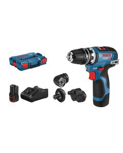 Bosch Professional Akku-Bohrschrauber GSR 12 V-35 FC Kit inkl. Zubehör-Set