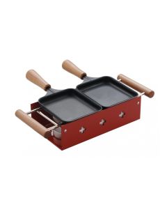 TTM Teelicht-Raclette Twiny Cheese rouge Rot