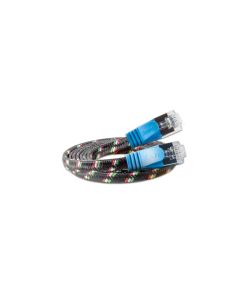 SLIM Slimpatchkabel RJ-45 - RJ-45, Cat 6, STP, 3 m, Blau