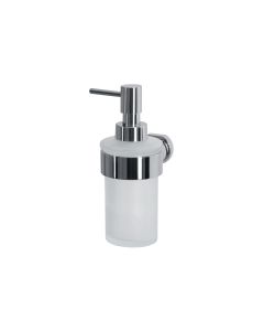 spirella Seifenspender Milo 200 ml, Silber/Weiss