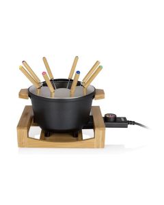 Princess Fondue-Set All-in-One Pure 10 Teile, Braun/Schwarz