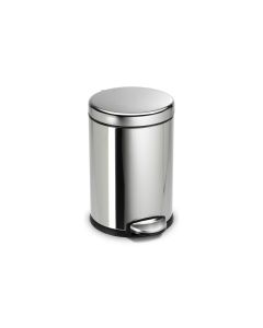 Simplehuman Treteimer 4.5 l, Silber poliert