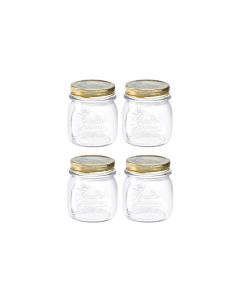 Bormioli Rocco Einmachglas Quattro Stagioni 250 ml, 4 Stück 