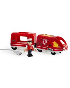 BRIO Eisenbahn Roter Akku-Reisezug