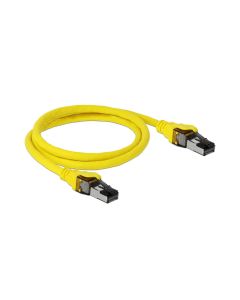 Delock Patchkabel RJ-45 - RJ-45, Cat 8.1, S/FTP, 1 m, Gelb