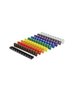 Delock Kabelkennzeichnung Clips 0-9  farbig, 10x 10er Sets.