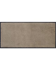 wash+dry Fussmatte Schuhgrösse, 35 x 75 cm Beige
