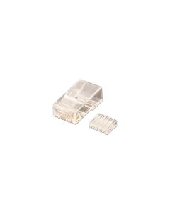 Wirewin Stecker RJ45 Cat.6 100 Stück, ungeschirmt, Einführhilfe
