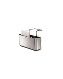 Simplehuman Spültroganhänger Caddy Edelstahl Silber
