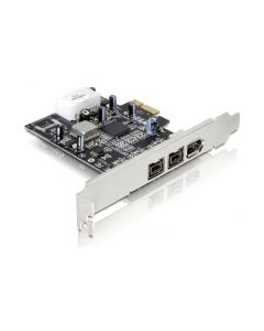 Delock PCI-Express-Karte FireWire- 2x FW B + 1x FW A