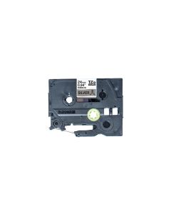 Brother Beschriftungsband TZe-R951 Schwarz auf Silber