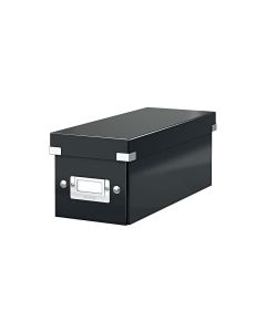 Leitz Aufbewahrungsbox 30 CD-Hüllen, Schwarz