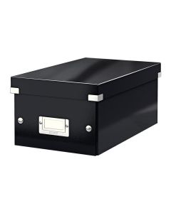 Leitz Aufbewahrungsbox 20 DVD-Hüllen, Schwarz