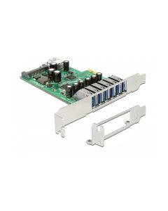 Delock PCI-Express-Karte 89377 USB 3.0 - 6x extern + 1x intern
