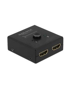 Delock Umschalter 2in-1Out, 1in-2out HDMI 4K/60Hz, Bidirektional