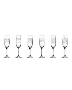 Leonardo Sektglas Casella 190 ml, 6 Stück, Transparent 