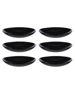 Arcoroc Suppen- & Pastateller Evolution Ø 26 cm, 6 Stück, Schwarz