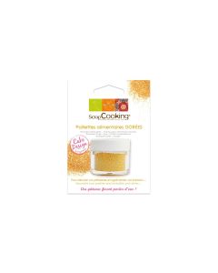 ScrapCooking Lebensmitteldeko Pailetten Gold Gold 5 g