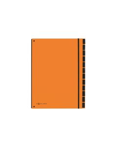 Pagna Ordnungsmappe A4 Trend Orange, 12 Fächer