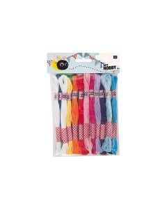 Rico Design Stickgarn Set Basic 8 m 24-teilig