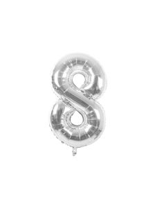 Rico Design Folienballon 8 Silber