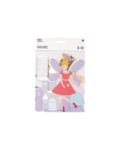 Rico Design Girlande Prinzessin 3 m, Mehrfarbig