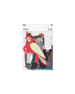 Rico Design Girlande Piraten 3 m, Mehrfarbig