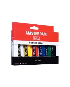 Amsterdam Acrylfarbe Standard Serie Introset 1, 6 x 20 ml