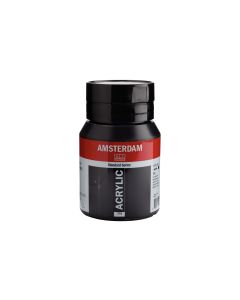Amsterdam Acrylfarbe Standard 735 Oxidschwarz Deckend, 500 ml