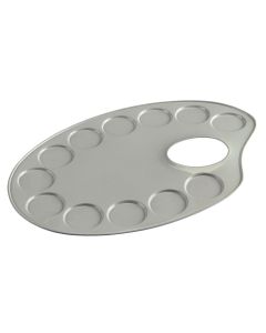 Talens Farbpalette Oval 12.6 x 18.5 cm, 12 Näpfe