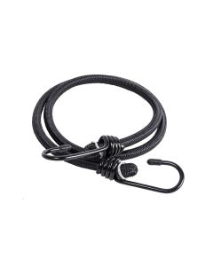 Meister Gummi-Spannseil Ø 10 mm, 80 cm, 80 kg, Schwarz