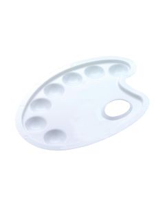 Talens Farbpalette Oval, 7 Näpfe