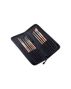 Talens Acrylpinsel mit Organizer, 10 Stück