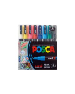 Uni Permanent-Marker POSCA 0.9 - 1.3 mm, 8 Stück