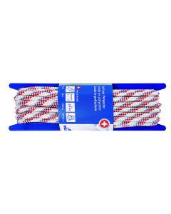 Meister Polyesterseil Ø 8 mm, 10 m, 1250 kg, Weiss-Rot