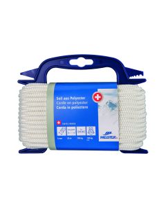Meister Polyesterseil Ø 6 mm, 20 m, 700 kg, Weiss