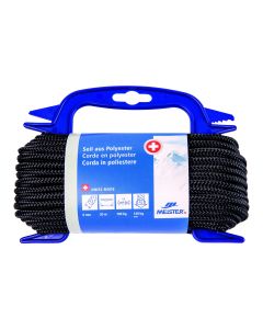 Meister Polyesterseil Ø 6 mm, 20 m, 700 kg, Schwarz
