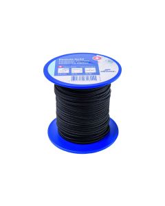 Meister Gummi-Spannseil Ø 2,8 mm, 25 m, 25 kg, Schwarz