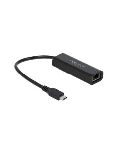 Delock Netzwerk-Adapter USB-C – RJ45 2.5Gbps schwarz