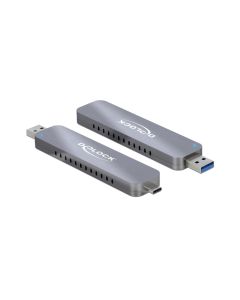 Delock Externes Gehäuse USB-A/C - NVME M.2 SSD