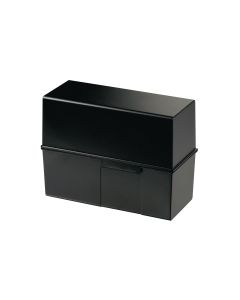 HAN Karteibox A5  Quer, 450 Karten, Schwarz