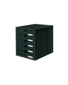 HAN Schubladenbox Systembox A4 Schwarz
