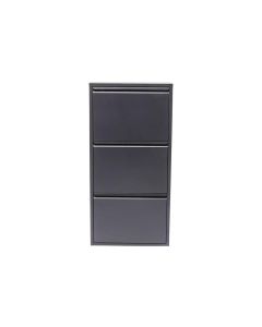 Kare Schuhschrank Caruso 100 x 50 cm, Anthrazit