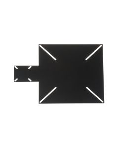 Audioraq VESA Adapter Platte, Metall, schwarz