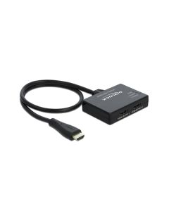 Delock 2-Port Signalsplitter HDMI- 2x HDMI 4K 60 Hz