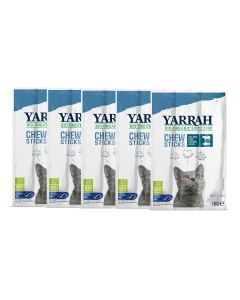 Yarrah Katzen-Kauartikel Chew Sticks BIO, 5 x 15 g