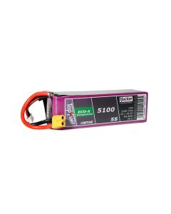 Hacker RC-Akku LiPo 5100 mAh 18.5 V 20C TopFuel ECO-X MTAG