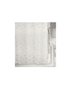 spirella Duschvorhang Kos 200 x 180 cm, Grau