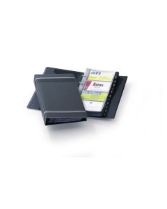 DURABLE Visitenkartenbuch Visifix für 200 Visitenkarten, Anthrazit