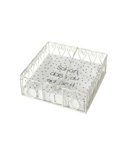 Boltze Serviettenhalter Weiss